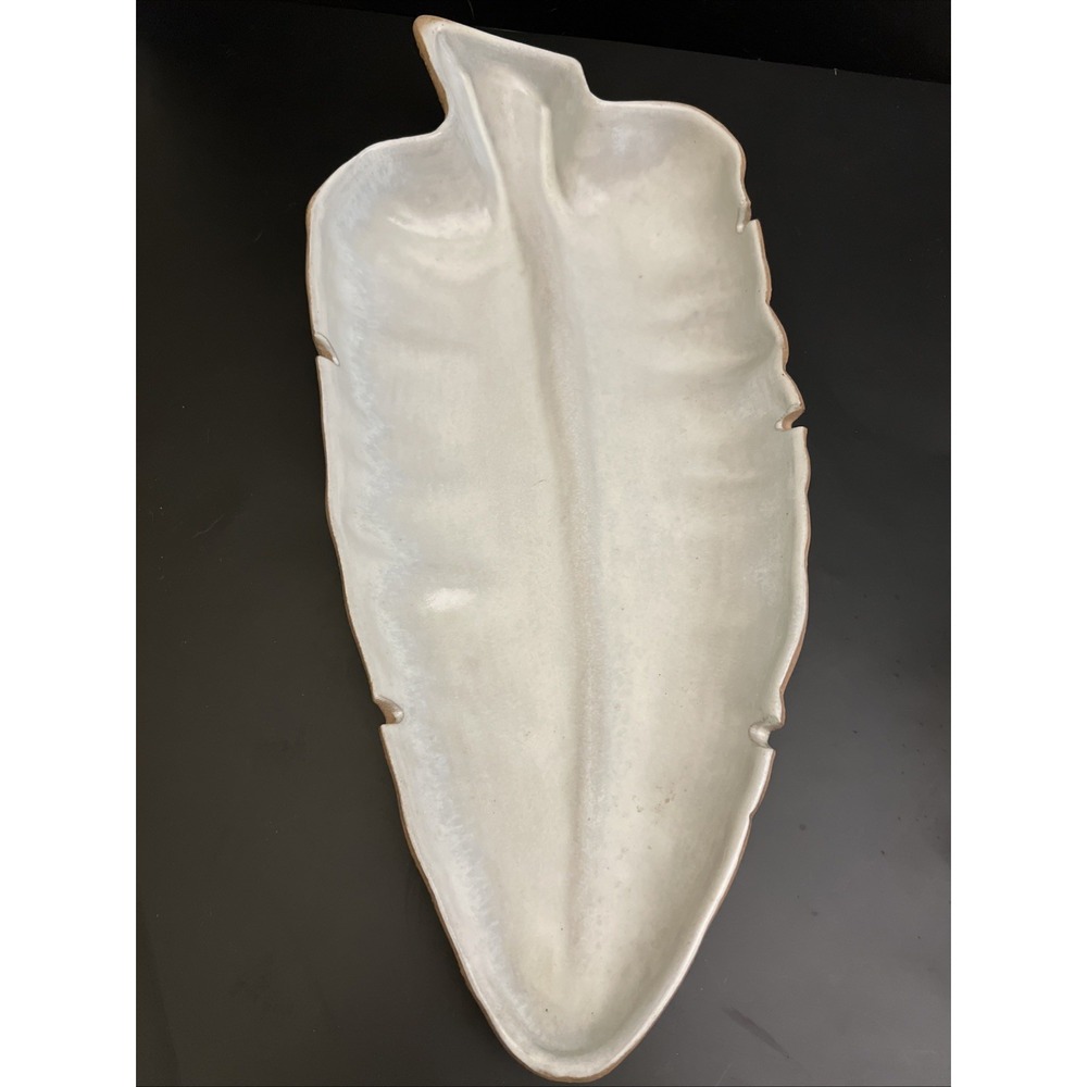 Huge Flora Eckert‎ Hammat Original MCM Leaf Shaped Ashtray Mint